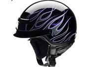 Z1R Nomad Hellfire Helmet Black Purple SM