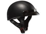Vega XTS Solid Half Helmet Leather Black MD