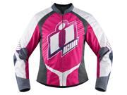 Icon Overlord Womens Sweet Dream Jacket Pink White SM