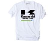 Factory Effex Kawasaki Mens Short Sleeve T Shirt White Black MD