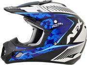 AFX FX 17Y Youth Comp Helmet Pearl White Blue MD