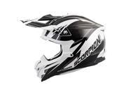 Scorpion VX 35 Krush MX Offroad Helmet White Black MD