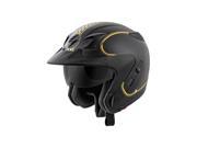 Scorpion EXO CT220 Bixby Open Face Helmet Black Yellow MD
