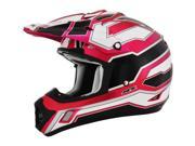 AFX FX 17 Works MX Helmet Fuchsia Pink White Black MD
