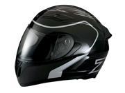 Z1R Strike Ops Street Helmet Black Silver LG