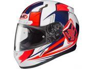 HJC CL 17 Striker Motorcycle Street Helmet Red White Blue MD