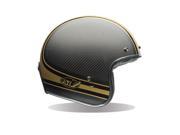 Bell Custom 500 Carbon RSD Bomb Open Face Helmet Black Gold SM