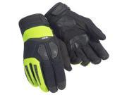 Cortech DXR Gloves Black Hi Viz Yellow SM