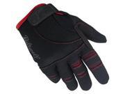 Biltwell Inc. Moto Gloves Textile MX Offroad Gloves Black Red XS