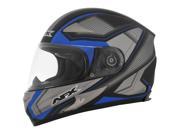 AFX FX 90 Extol Frost Helmet Gray Blue Black MD