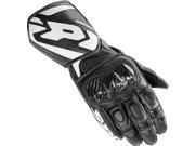 Spidi Carbo 1 Leather Gloves Black White 3XL