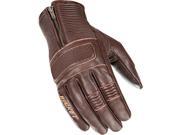 Joe Rocket Cafe Racer Mens Leather Riding Gloves Brown 2XL