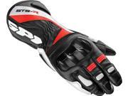 Spidi STS R Leather Gloves Black Red White 3XL