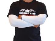 Missing Link Arm Pro Mens Compression Sleeve Solid White SM