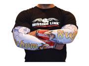 Missing Link Arm Pro American Freedom Mens Compression Sleeve White Red Yellow LG