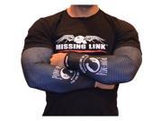 Missing Link Arm Pro POW MIA Mens Compression Sleeve Black White MD