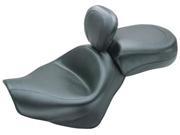 Mustang 2 Piece Wide Touring Seat With Driver Backrest Vintage Fits 03 08 Kawasaki VN1600A Vulcan Classic