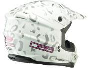 Gmax GM76X Womens Snowmobile Helmet Leopard White SM