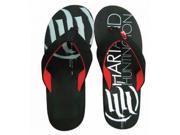Smooth Industries Hart and Huntington Tread Lightly Flip Flops Black Red White 12