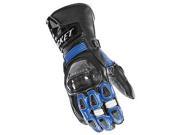 Joe Rocket GPX Leather Gloves Black Blue XL