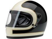 Biltwell Inc. Gringo S 2016 Tracker Helmet Gloss Black Vintage White MD