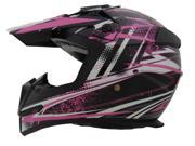 Vega Flyte Blitz Offroad Helmet Pink Black White MD