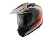 Vega Cross Tour Flow Dual Sport Helmet Orange MD