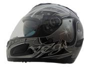 Vega Insight Ace Graphic Quick Release Full Face Helmet Black LG