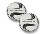 Scorpion EXO 250 SpeedShift Shield Twist Grips Screws Chrome Silver