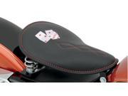 Drag Specialties Small Low Pro Spring Solo Seat Black Dice 0806 0071