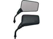 Emgo Roadhawk Mirrors Long Stem Black 20 25105