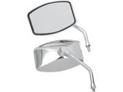 Emgo Big One Cruiser Mirrors 10mm Right and Left Chrome 20 42460
