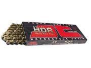 JT Sprockets 520 HDR Race Series Super Competition Chain 120 Link Gold and Steel JTC520HDRGB120S