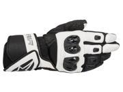 Alpinestars SP Air Mens Leather Gloves Black White SM