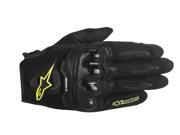 Alpinestars Stella SMX 1 Air Womens Gloves Black Yellow XS