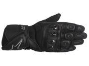 Alpinestars SP Air Mens Leather Gloves Black Gray XL