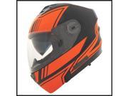 Vega Vertice Vivid Quick Release Modular Helmet Orange SM