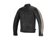 Alpinestars Charlie Mens Leather Jacket Black LG
