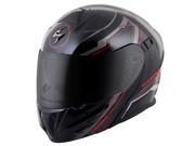 Scorpion EXO GT920 Satellite 2016 Modular Helmet Red Black Gray MD