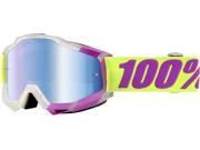 100% Accuri Tootaloo 2016 Snow Goggle Purple Green Black Mirror Lens