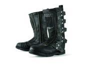 Icon 1000 Elsinore Leather Street Boots Johnny Black 9.5