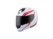 Scorpion EXO GT3000 Sync 2016 Modular Helmet Red White Blue MD