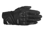 Alpinestars Stella Baika Womens Leather Gloves Black White SM