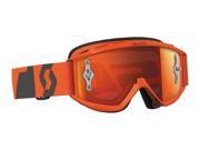 Scott USA 89Si Pro Oxide 2016 Youth MX Offroad Goggles Orange Gray Orange Chrome Lens