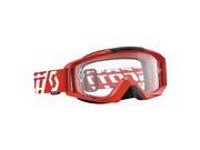 Scott USA Tyrant 2016 Solid MX Offroad Goggles w Clear Lens Red