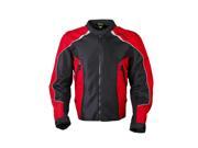 Scorpion Ascendant Velocity Mens Textile Jacket Red Black SM