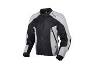 Scorpion Ascendant Velocity Mens Textile Jacket Silver Black XL