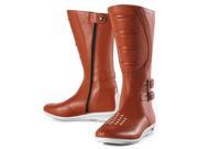 Icon Womens Sacred Tall Leather Boots Brown 5