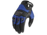 Icon Twenty Niner 29 Textile Gloves Blue SM