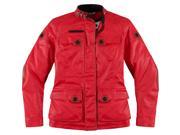 Icon 1000 Akorp Womens Jacket Mischief Red XS